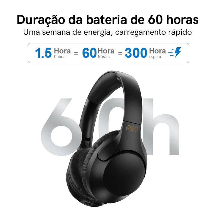 QCY H2 Wireless Headphones with HiFi Stereo Sound