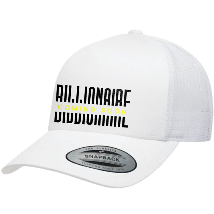 Billionaire Coming Soon Embroidered Hat