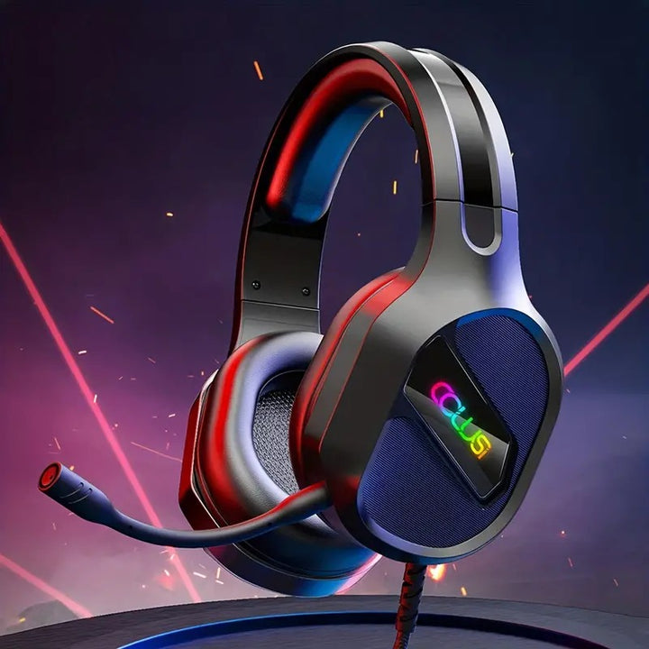 Gaming Headset with Noise Cancelling Mic and Surround Sound