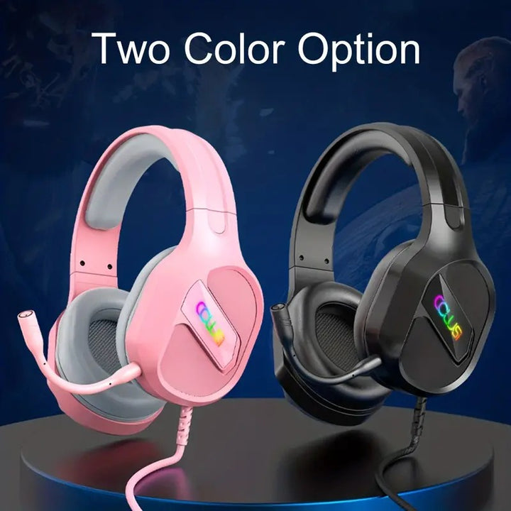 Gaming Headset with Noise Cancelling Mic and Surround Sound