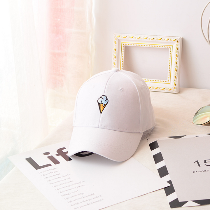 Ice Cream Hat, Baseball Cap, Duckbill Cap