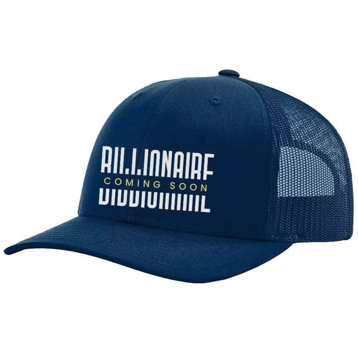 Billionaire Coming Soon Embroidered Hat