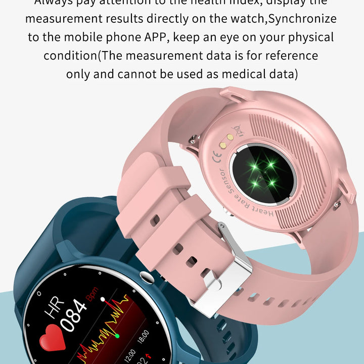LIGE Waterproof Women Smart Band Watch Real-time Weather Forecast Men Watches Sports Ladies Smart Watch For Women Android IOS
