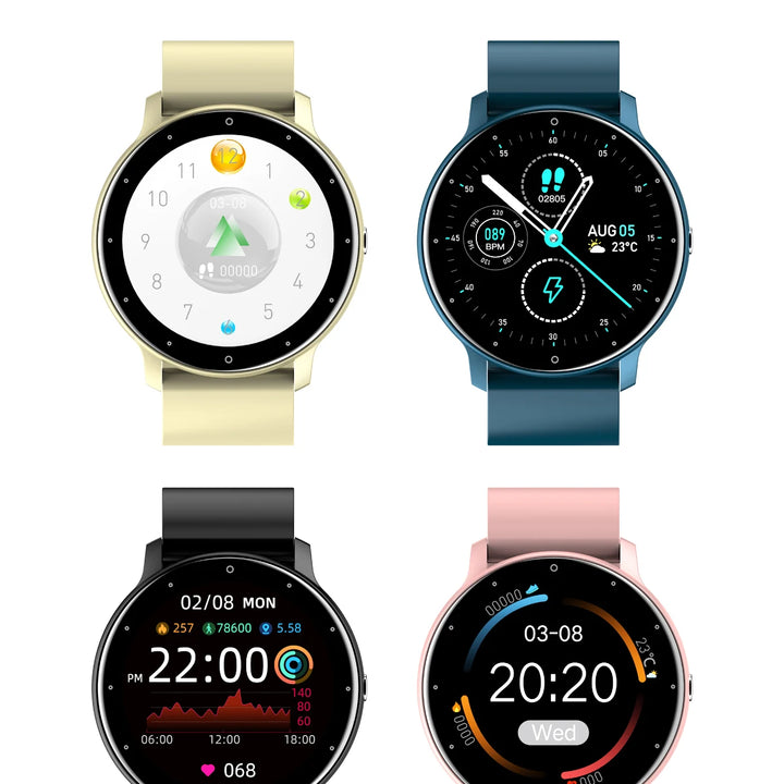 LIGE Waterproof Women Smart Band Watch Real-time Weather Forecast Men Watches Sports Ladies Smart Watch For Women Android IOS