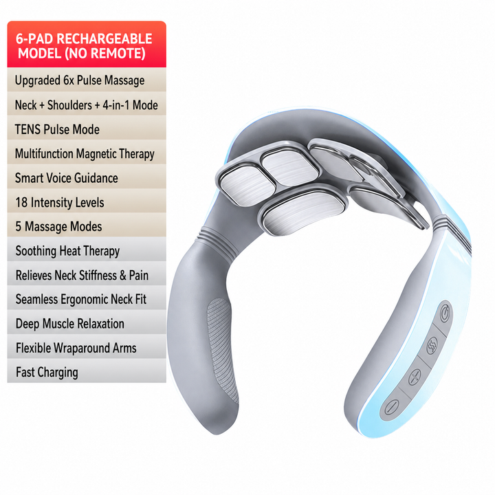 Smart Pulse Multifunctional Neck Massager Device