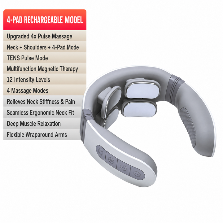 Smart Pulse Multifunctional Neck Massager Device