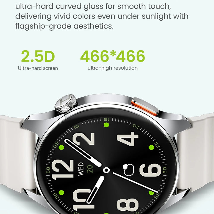 HAYLOU Watch 4S GPS Smartwatch 1.43” HD AMOLED Display 5 Satellite GPS Positioning 120+ Workout Modes Sport Fitness Smart Watch