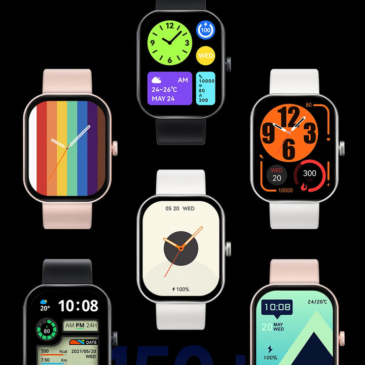 HAYLOU Watch S6 Smartwatch 2.01" HD Display Smart Watch Bluetooth Voice Callings IP68 Waterproof Fitness Tracking Smartwatch