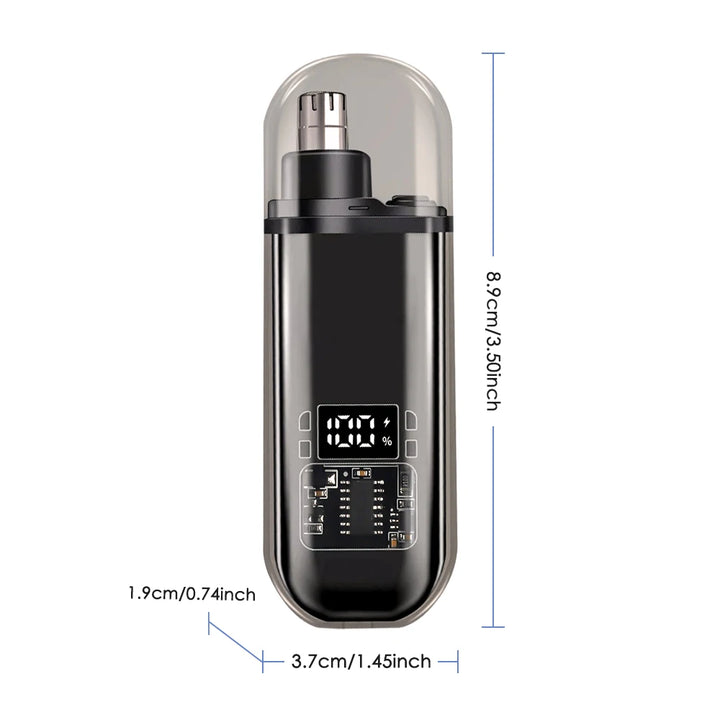 3 in 1 Mini Pocket Nose Hair Trimmer Painless Clipper Nose Ears Hair Eyebrow Waterproof Portable Trimmer For Men Women
