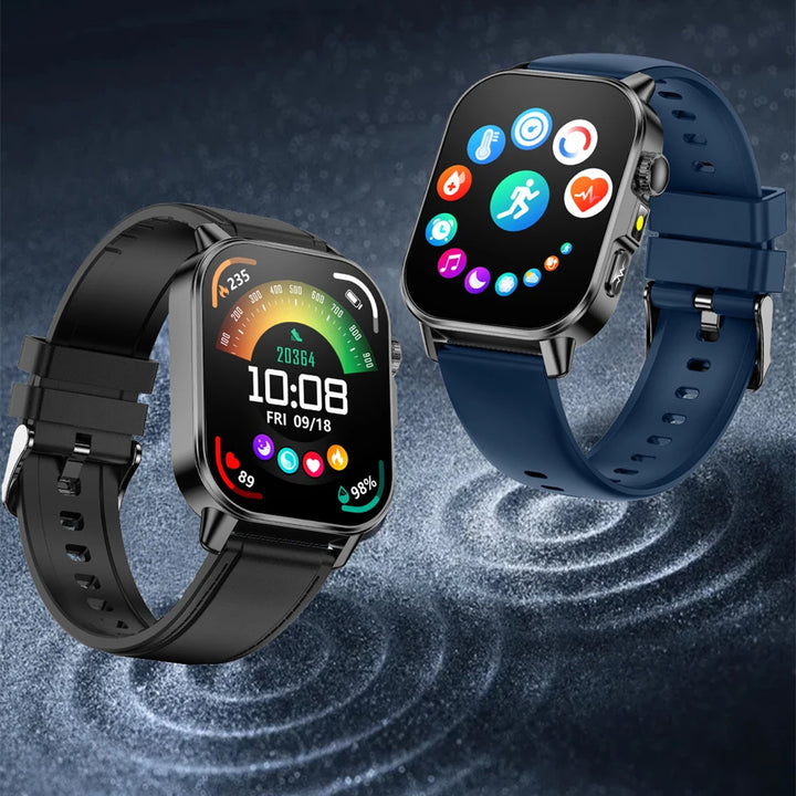 2026 New Model Uric Acid & Lipid Health Analysis Smart Watch Men ECG+PPG Bluetooth Call 2.01-inch Flashlight Smartwatch Women