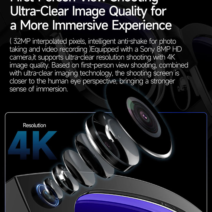 2026New 800W Pixel Camera Smart Glasses Men Video Recording AI Photo Recognition Bluetooth Call Voice Translation Sunglasses Man