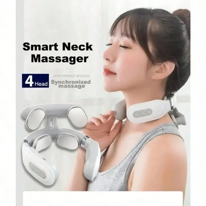 16 Modes USB Smart Pulse Heating Vibration Cervical Massager Portable Electric Neck Care Massage Device For Daily Relaxation