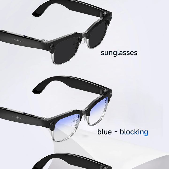 2026New 800W Pixel Camera Smart Glasses Men Video Recording AI Photo Recognition Bluetooth Call Voice Translation Sunglasses Man