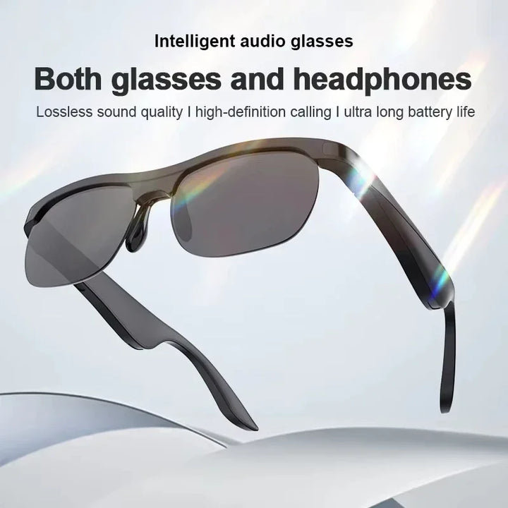 Lenovo AI Voice Assistant Smart Glasses 4K Remote Control Touch Photo Camera Recording Translator Wireless Bluetooth Sunglasses