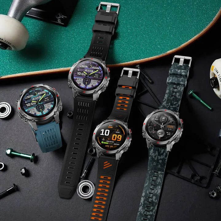 2025 New GPS Map Navigation Smart Watch Men Women Amoled Screen 3ATM Waterproof Sport SmartWatch Compass NFC BT Call Watches Men
