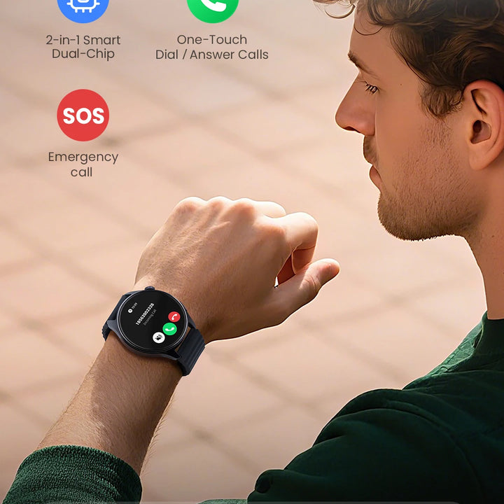 HAYLOU Watch 4S GPS Smartwatch 1.43” HD AMOLED Display 5 Satellite GPS Positioning 120+ Workout Modes Sport Fitness Smart Watch