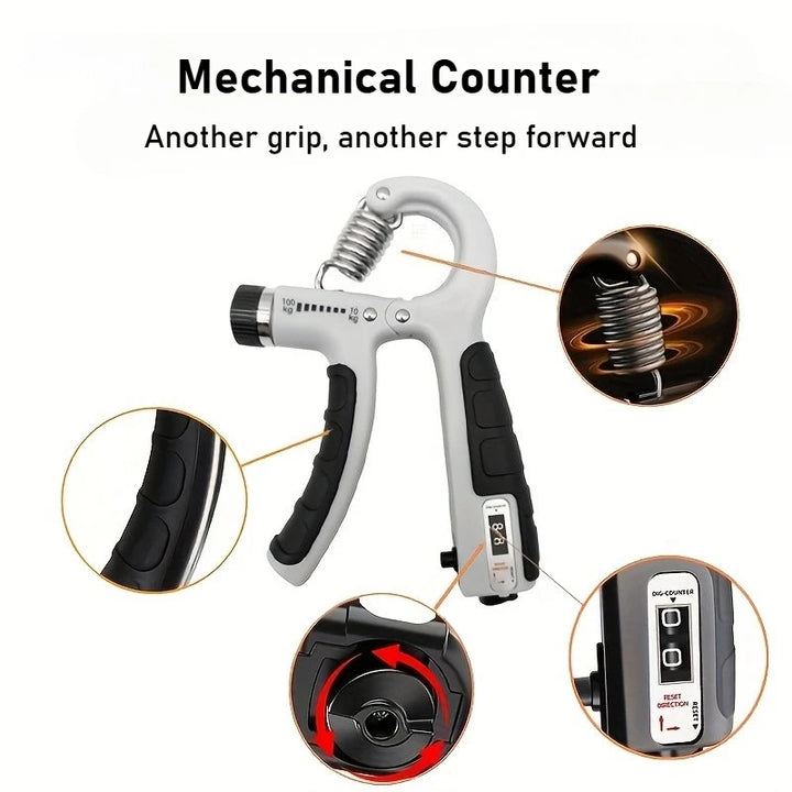 Grip Strength Trainer Forearm Strengthener Hand Squeezer Adjustable Resistance Hand Grip Strengthener for Muscle Building