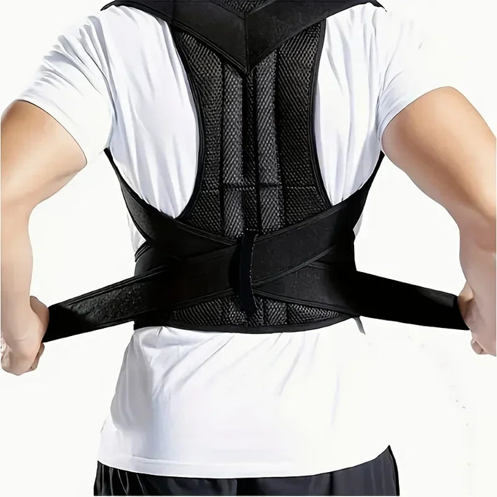 Humpback corrector for adult men, invisible straight back posture belt, corrects spine, improves round shoulder and back