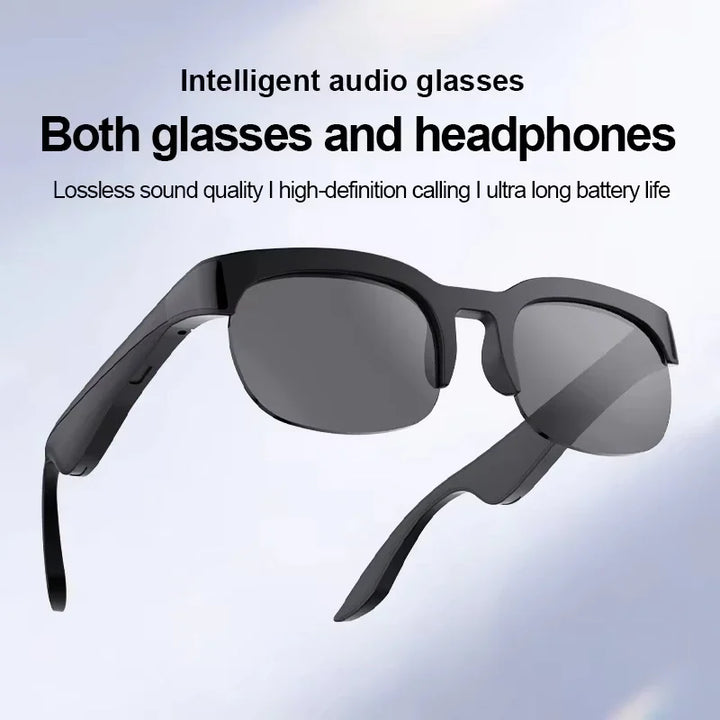 Lenovo AI Voice Assistant Smart Glasses 4K Remote Control Touch Photo Camera Recording Translator Wireless Bluetooth Sunglasses