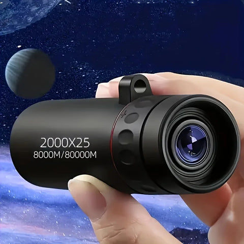 HD Compact Monocular Telescope 8–10X22 – Portable Scope for Travel, Hiking, Bird Watching & Concerts