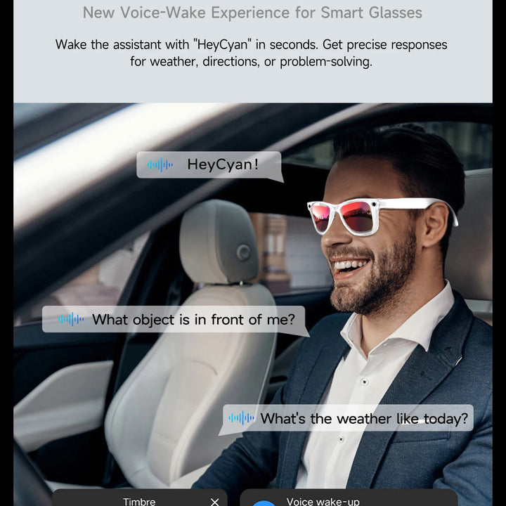 New 800W Camera AI Glasses Men Color-Changing Smart Translation Glasses Photo Video Recording Waterproof Call Smart Sunglasses