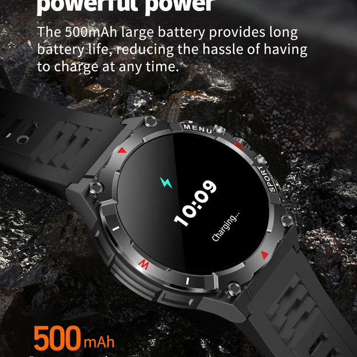 2025 COLMI V76 GPS Smartwatch 1.43" Ultra AMOLED Display Built-in Compass Altimeter Bluetooth Call Smart Watch 500mAh Battery