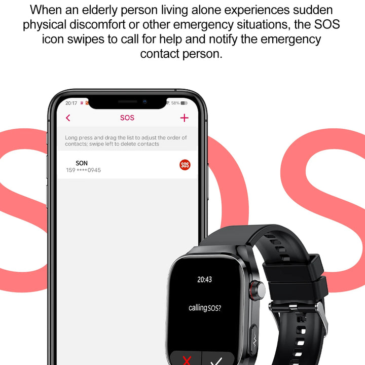 2025New Micro Physical Examination Smart Watch For Men Uric Acid Body Fat Five Organ Health Watches Bluetooth Call SmartBracelet