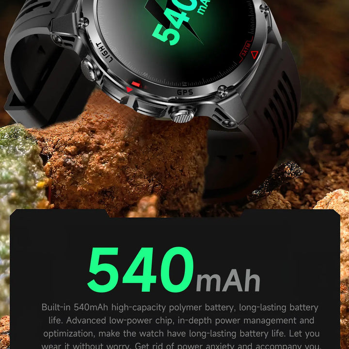 2025 New GPS Map Navigation Smart Watch Men Women Amoled Screen 3ATM Waterproof Sport SmartWatch Compass NFC BT Call Watches Men