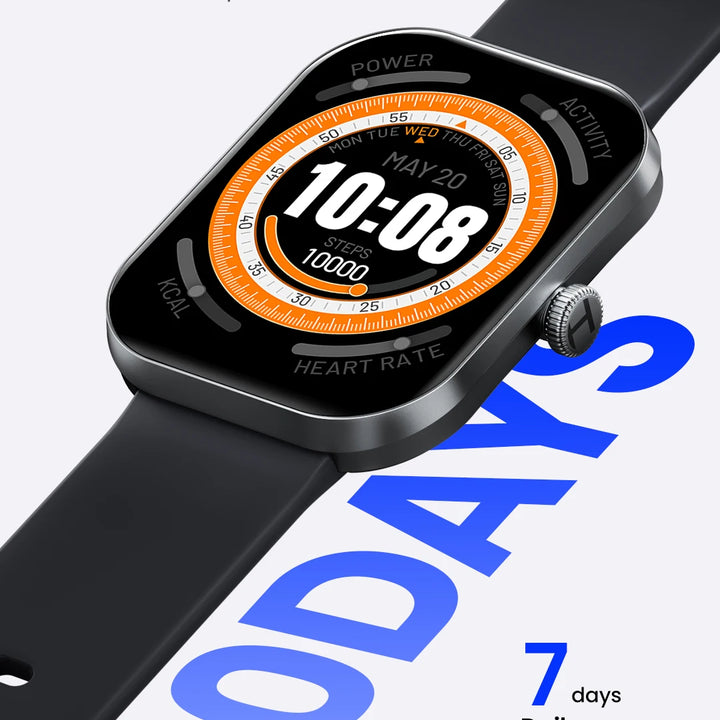 HAYLOU Watch S6 Smartwatch 2.01" HD Display Smart Watch Bluetooth Voice Callings IP68 Waterproof Fitness Tracking Smartwatch