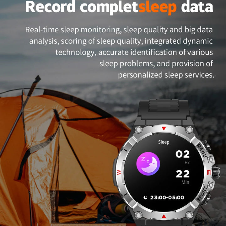 2025 COLMI V76 GPS Smartwatch 1.43" Ultra AMOLED Display Built-in Compass Altimeter Bluetooth Call Smart Watch 500mAh Battery
