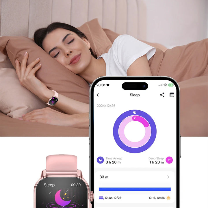 2026 New Model Uric Acid & Lipid Health Analysis Smart Watch Men ECG+PPG Bluetooth Call 2.01-inch Flashlight Smartwatch Women