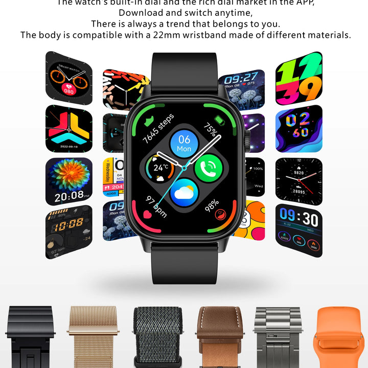 New GPS Military Smart Watch Bulit-in GPS Compass Altimeter Barometric 10ATM IP69K Waterproof AMOLED BT Call Smartwatch