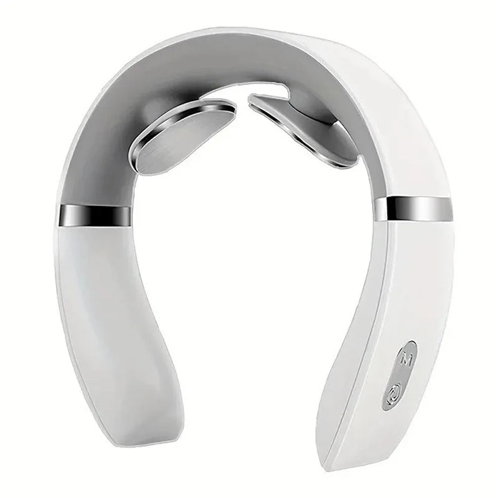 F2 Rechargeable Neck Massager Portable Neck Massage Device with Vibration for Shoulder Muscle Relaxation Home Office Use