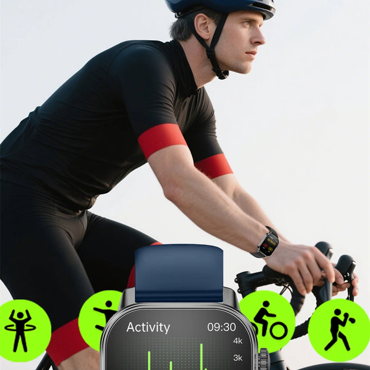 2026 New Model Uric Acid & Lipid Health Analysis Smart Watch Men ECG+PPG Bluetooth Call 2.01-inch Flashlight Smartwatch Women
