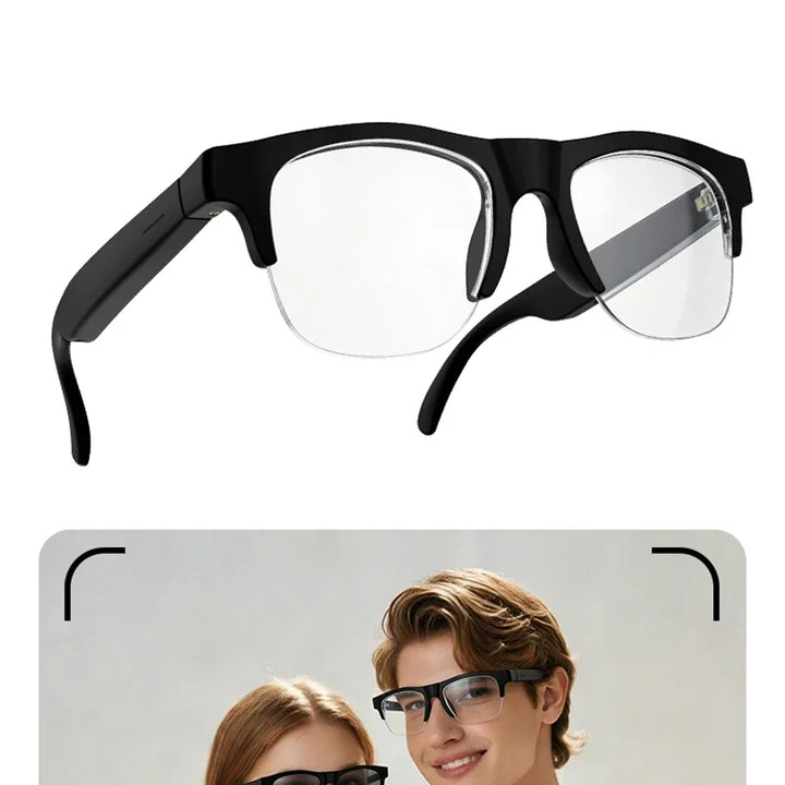 Lenovo AI Voice Assistant Smart Glasses 4K Remote Control Touch Photo Camera Recording Translator Wireless Bluetooth Sunglasses
