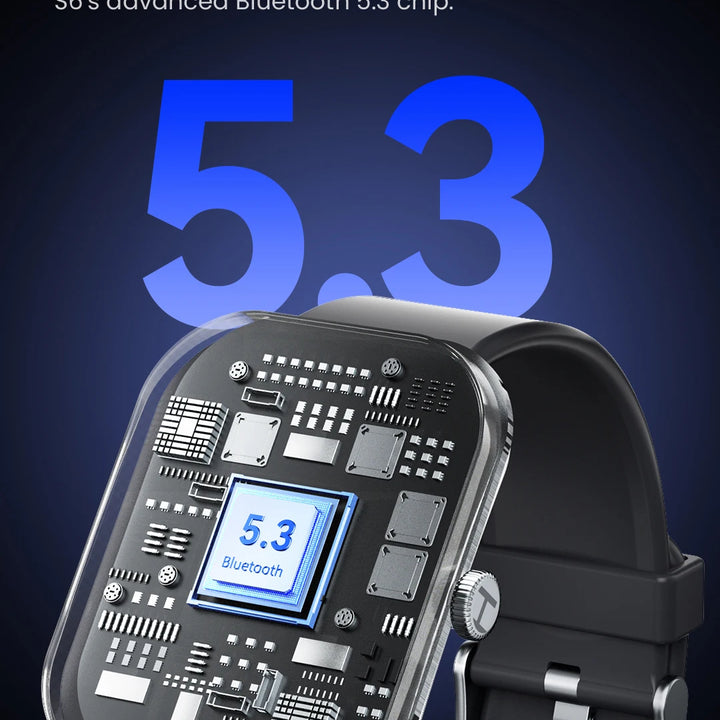 HAYLOU Watch S6 Smartwatch 2.01" HD Display Smart Watch Bluetooth Voice Callings IP68 Waterproof Fitness Tracking Smartwatch