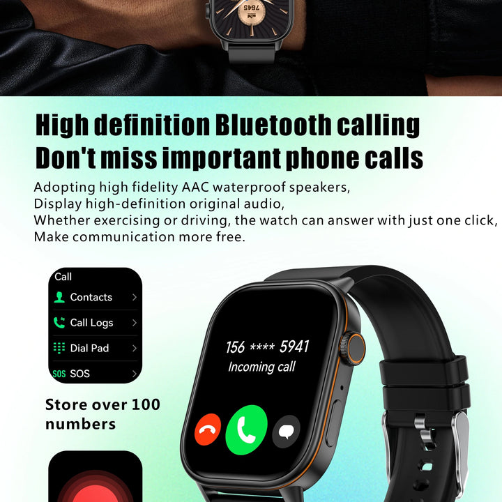 New GPS Military Smart Watch Bulit-in GPS Compass Altimeter Barometric 10ATM IP69K Waterproof AMOLED BT Call Smartwatch