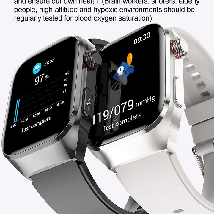 2025New Micro Physical Examination Smart Watch For Men Uric Acid Body Fat Five Organ Health Watches Bluetooth Call SmartBracelet