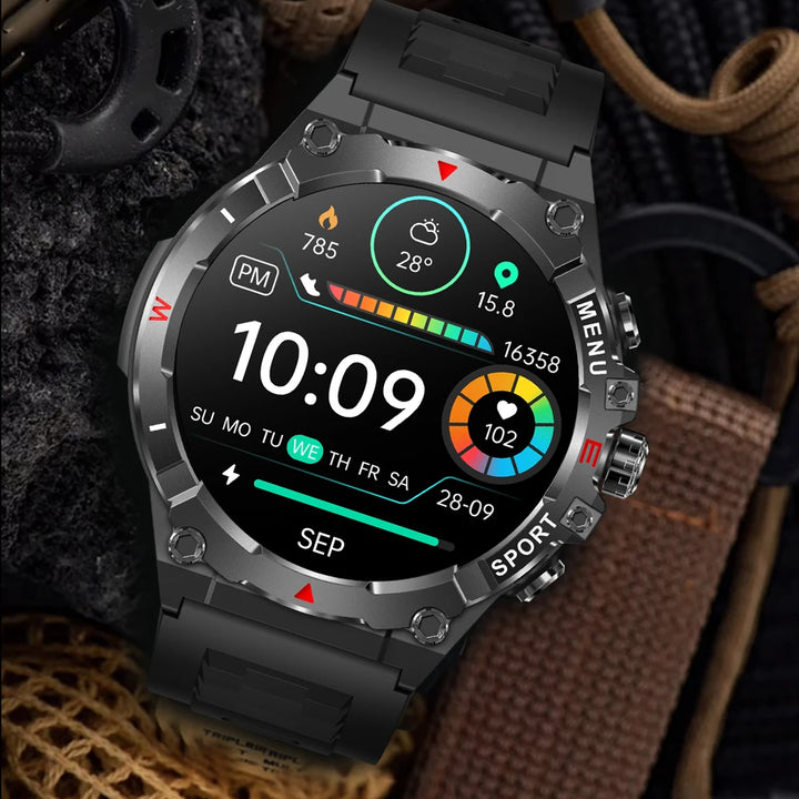 2025 COLMI V76 GPS Smartwatch 1.43" Ultra AMOLED Display Built-in Compass Altimeter Bluetooth Call Smart Watch 500mAh Battery