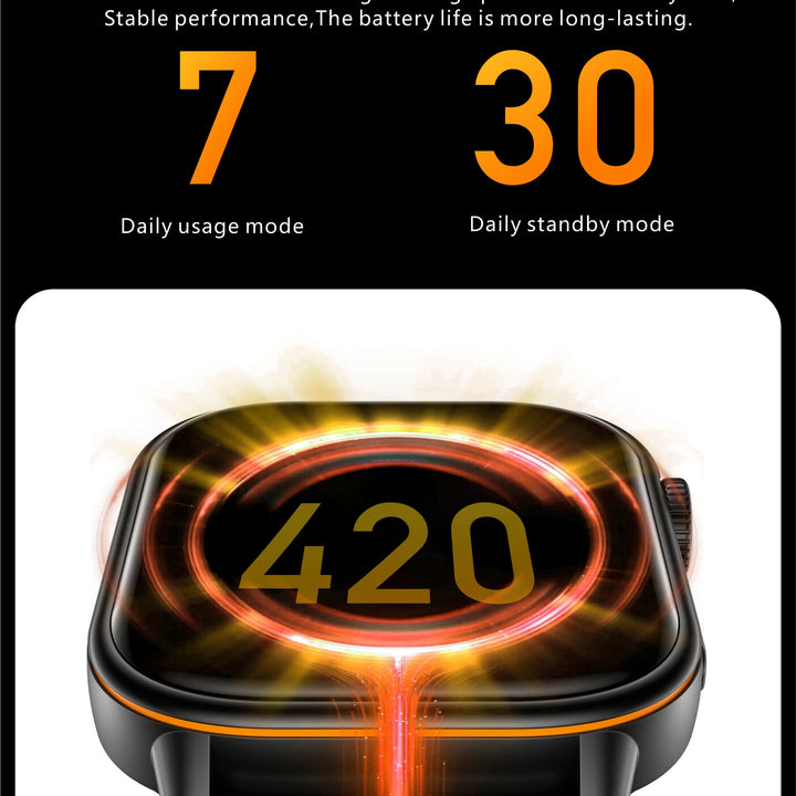 New GPS Military Smart Watch Bulit-in GPS Compass Altimeter Barometric 10ATM IP69K Waterproof AMOLED BT Call Smartwatch