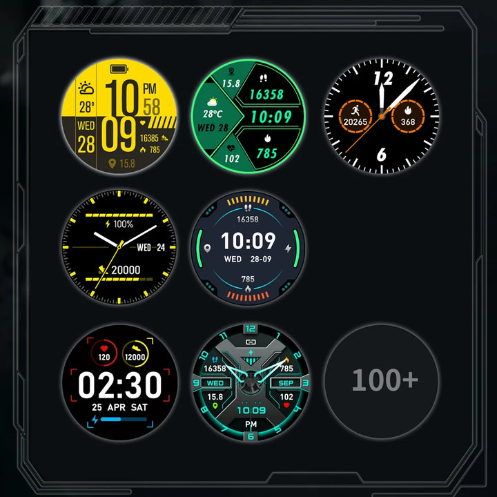 2025 COLMI V76 GPS Smartwatch 1.43" Ultra AMOLED Display Built-in Compass Altimeter Bluetooth Call Smart Watch 500mAh Battery