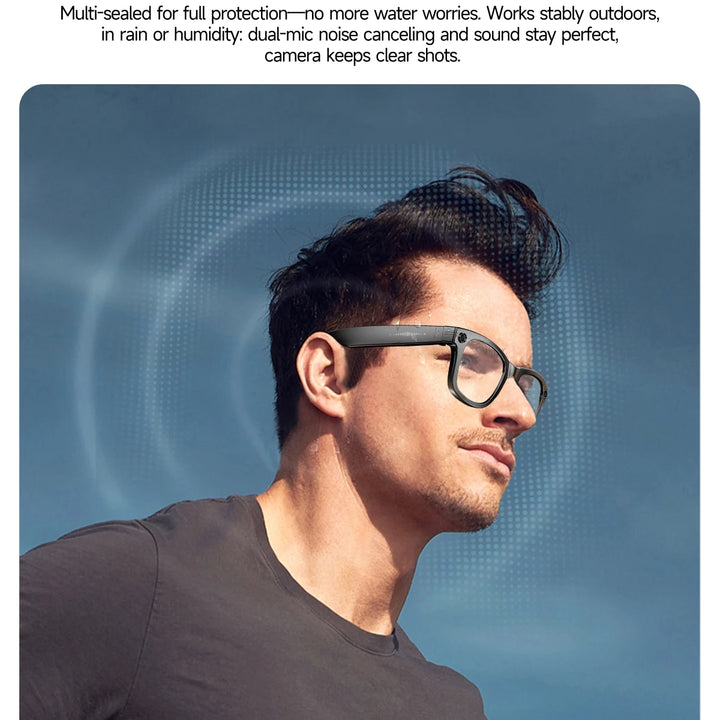 New 800W Camera AI Glasses Men Color-Changing Smart Translation Glasses Photo Video Recording Waterproof Call Smart Sunglasses