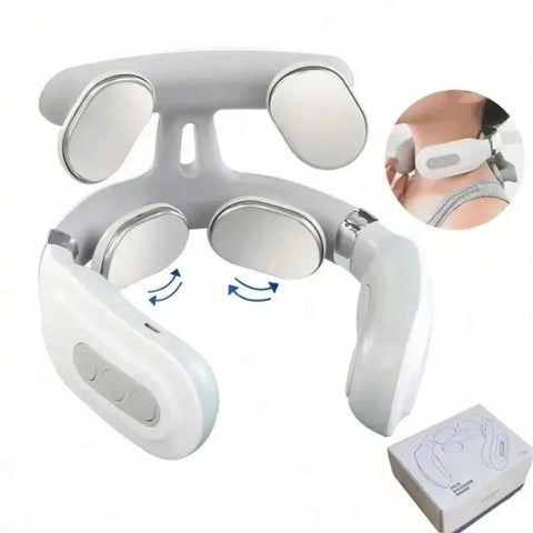 16 Modes USB Smart Pulse Heating Vibration Cervical Massager Portable Electric Neck Care Massage Device For Daily Relaxation