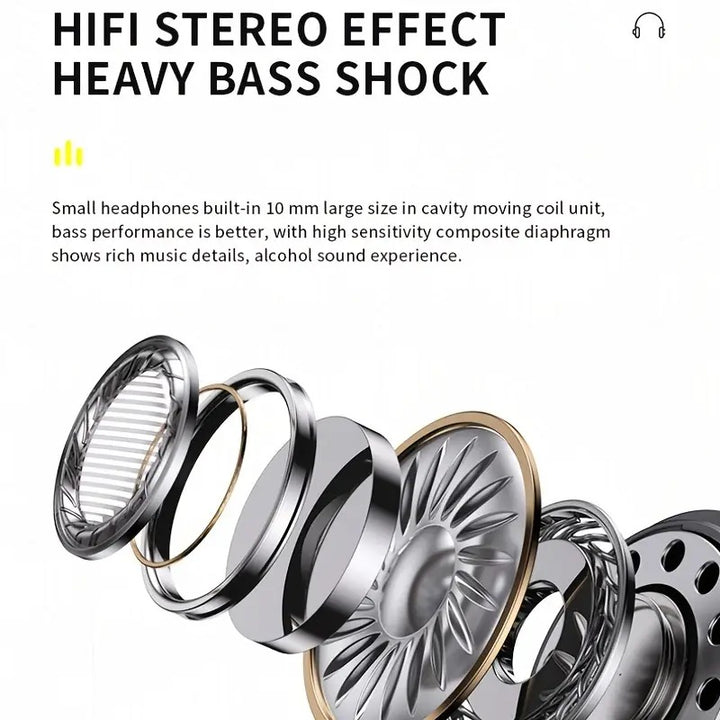 Wireless Noise-Canceling In-Ear Headphones with Case