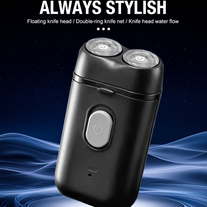 Men's Electric Portable Shaver, Double Headed Shaver, Multi Functional USB Charging Shaver