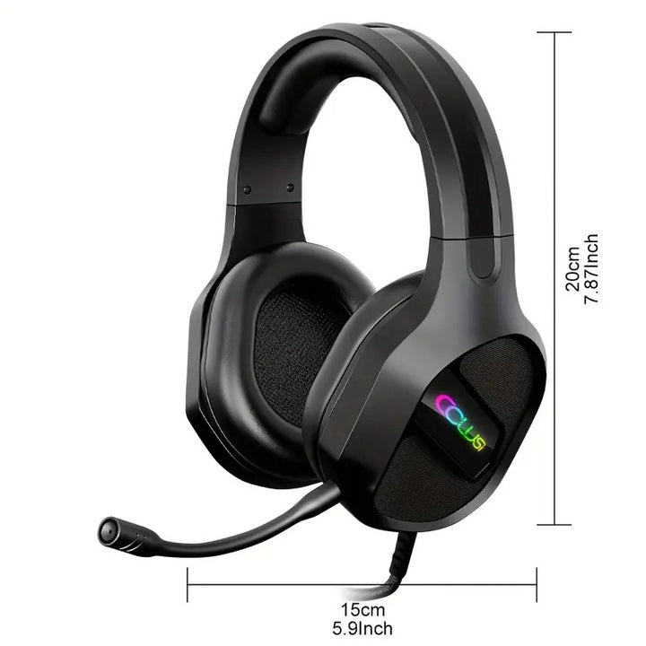 Gaming Headset with Noise Cancelling Mic and Surround Sound